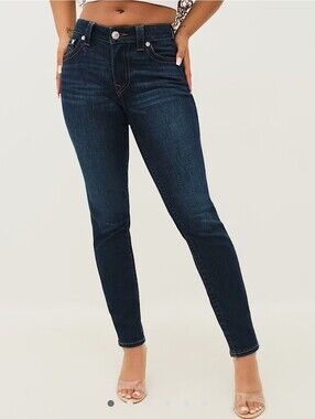 True Religion Women's Jennie Curvy Skinny Jeabs